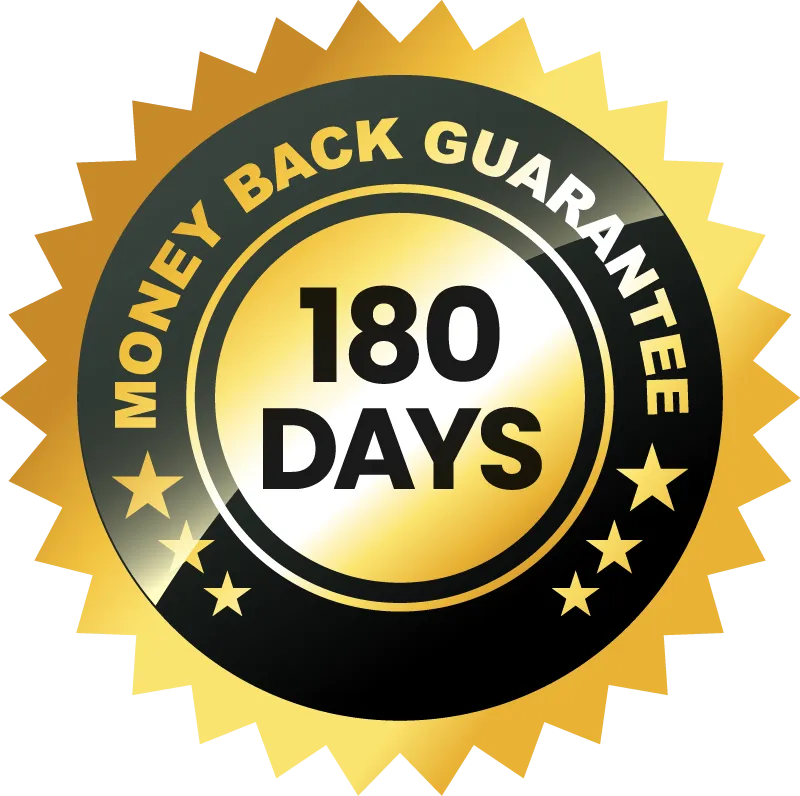 TurboMan™ 180-Day Money-Back Guarantee